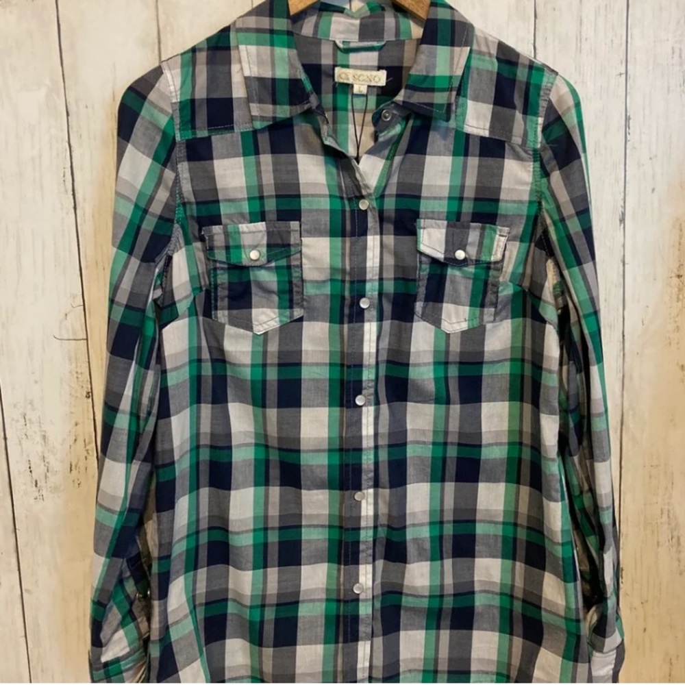 Green/Sami Plaid long sleeve